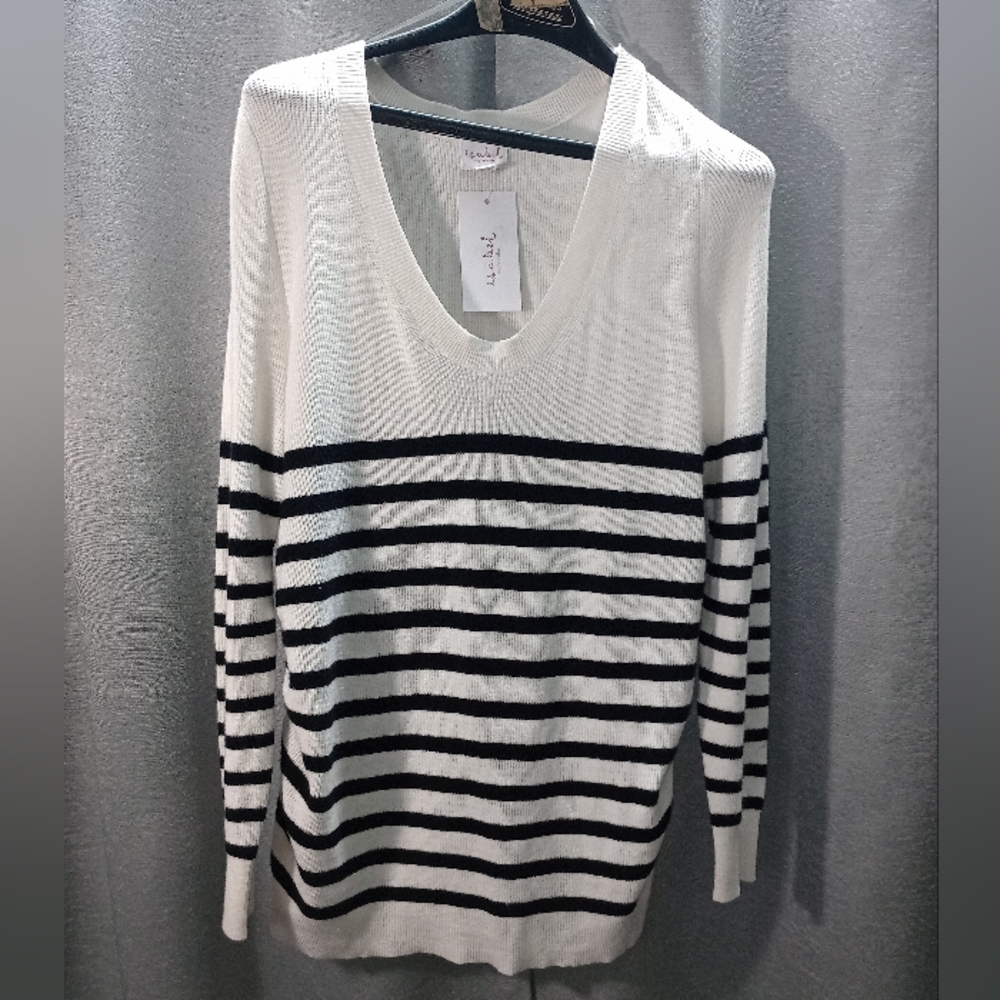 New Black & White Sweater